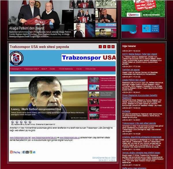 Trabzonspor USA, Trabzonspor resmi sayfasında taraftarlarımıza tanıtıldı – fotoğraf