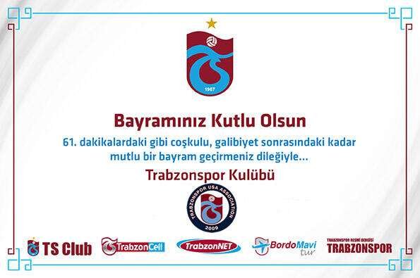Ramazan Bayramınız Kutlu Olsun – Trabzonspor USA arşivinden